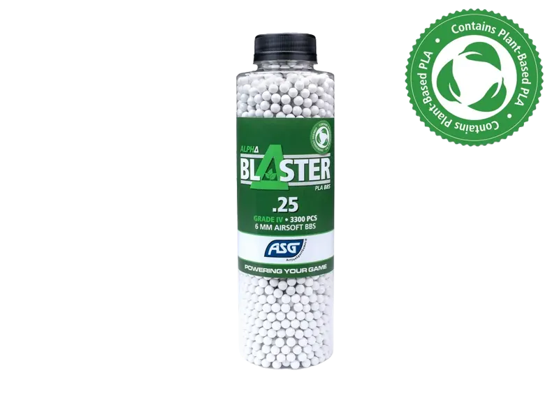 Μπιλιες Soft Alpha Blaster Bio 0.25g / 3300PCS