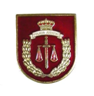 Distintivo Policia Judicial Cuerpo Nacional de Policía