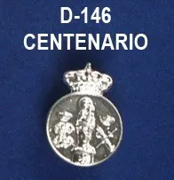 Medalla Tipo Pin Centenario de la Virgen del Pilar