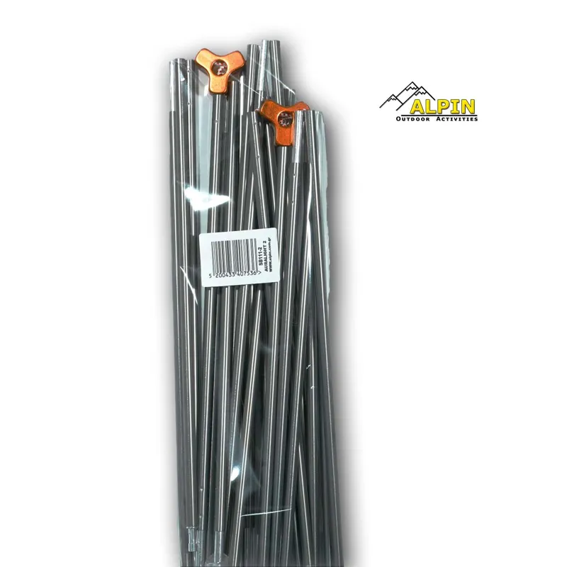 Μπανέλες Αλουμινίου AuraLight 2 Mαυρο Alpin Outdoor