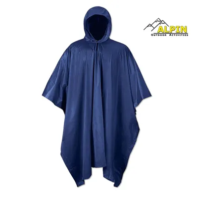 PVC Rain Poncho Kids Alpin 107*152cm 0.10mm Μπλε
