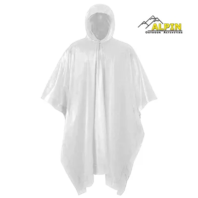 PVC Rain Poncho Kids Alpin 107*152cm 0.10mm Δαιφανες