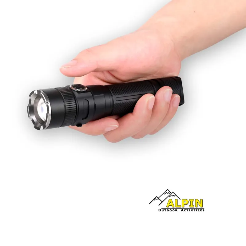Φακός Alpin FOCUS+ 1200 lm 5000mAh Συνεχές