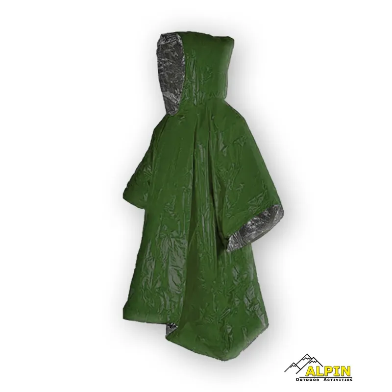 BePrepared Poncho Survival Έκτακτης Ανάγκης Alpin+Θήκη
