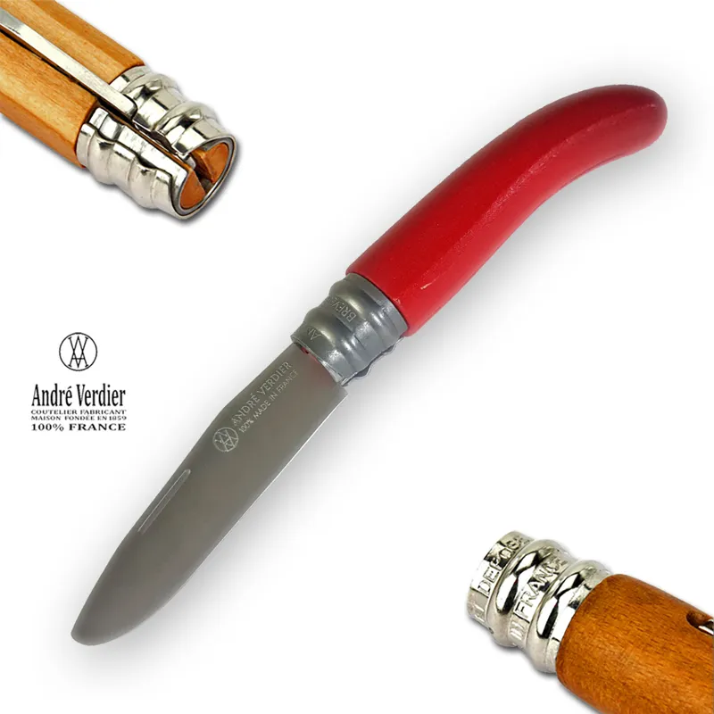 Σουγιάς Alpage – Sanvik Inox – 7.5cm – Beech Φούρνισμενο Κόκκινο