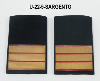 Hombreras Divisa Grs Nueva Uniformidad-Sargento