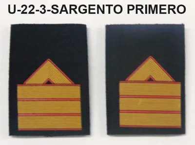 Hombreras Divisa Grs-Sargento Primero