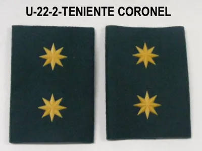 Hombreras Divisa Teniente Coronel