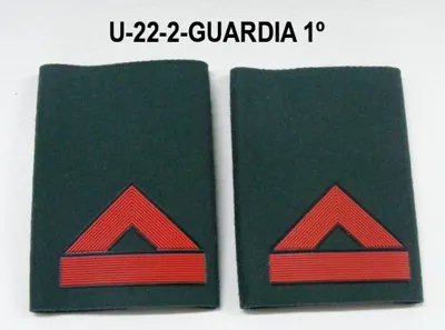 Hombreras con Divisa Guardia Primero