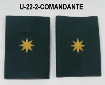 Hombreras con Divisa Comandante