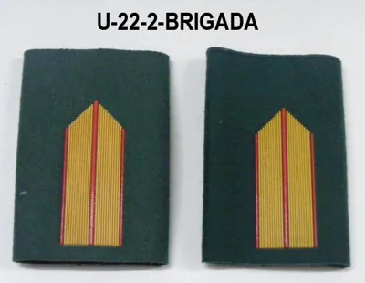 Hombreras con Divisa Brigada