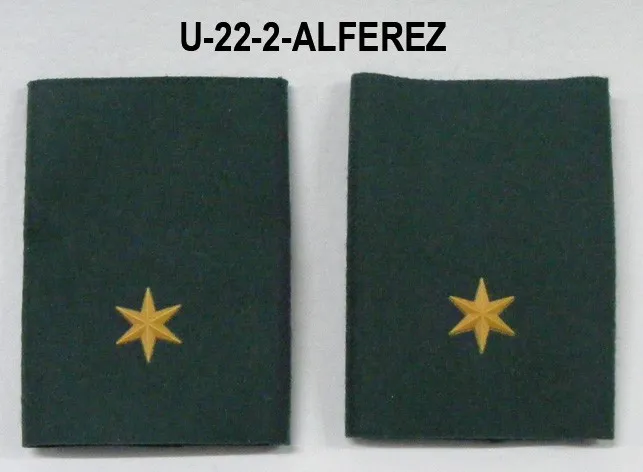 Hombreras con Divisa Alferez