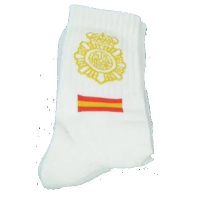 Calcetin Deporte con Emblema Cuerpo Policia