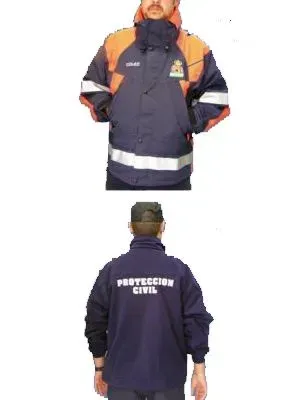 Chaquetón Protección Civil con Reflectantes y Foro Polar Interior