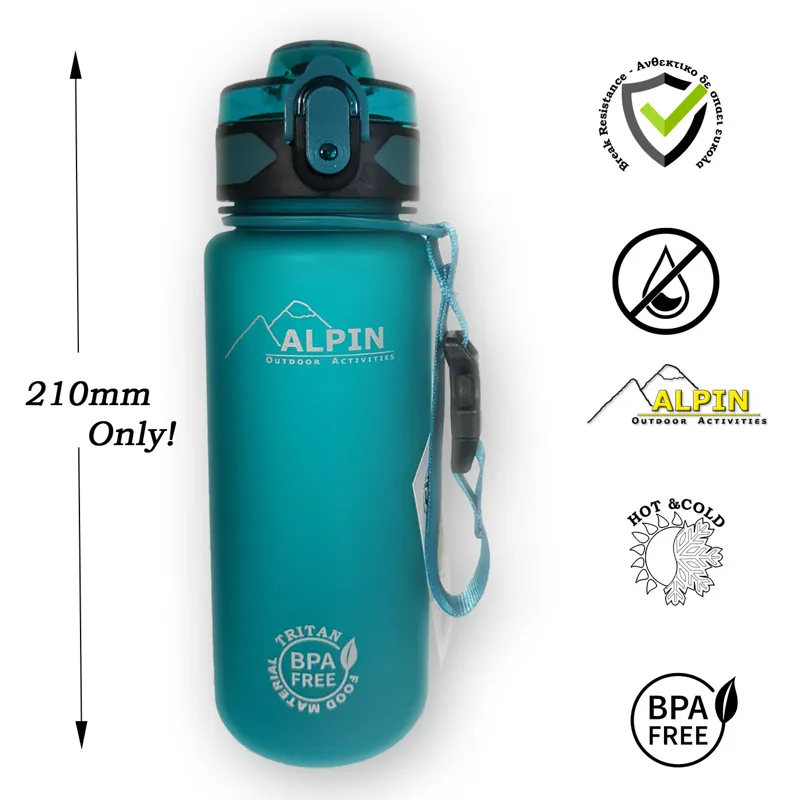 Καινούργιας Σχεδίασης Παγούρι 500ml V2 Alpin Outdoor Compact-Aqua