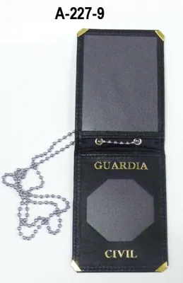 Cartera Guardia Civil Colgar Placa Oficial en Cuello