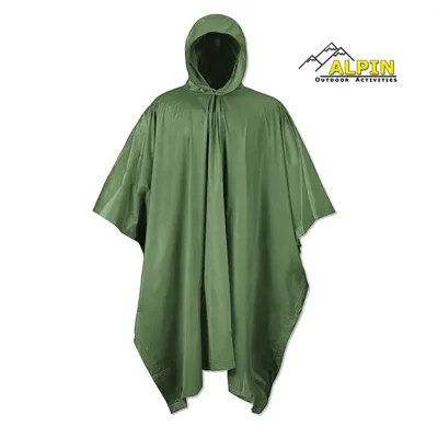 PVC Rain Poncho Alpin 203*137cm 0.10mm Πρασινο