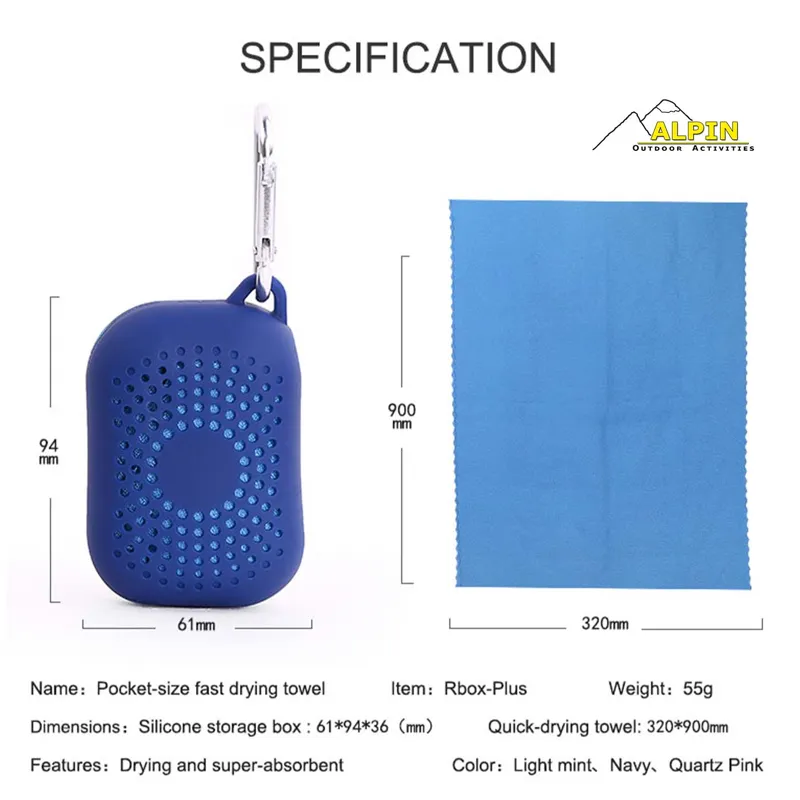 XtraDryFast Microfiber Πετσετα ALPIN Γρηγορου Στεγνωματος · Rosa
