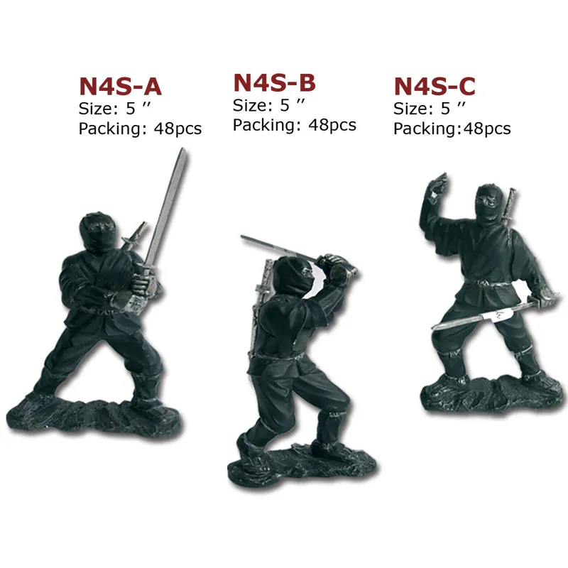 3 Φιγούρες Διακοσμητικές Ninja