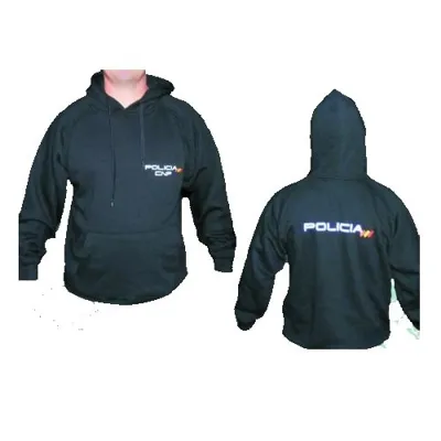 Sudadera Policia con Capucha