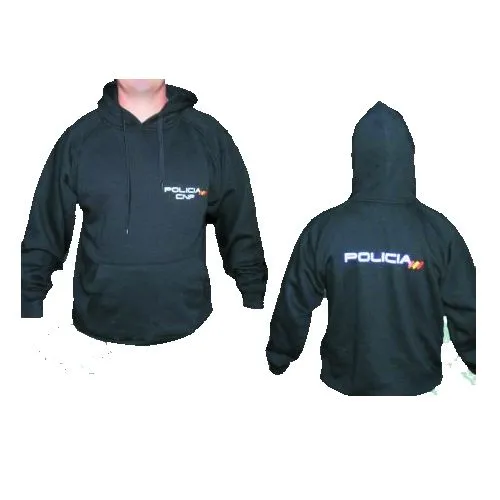 Sudadera Policia con Capucha