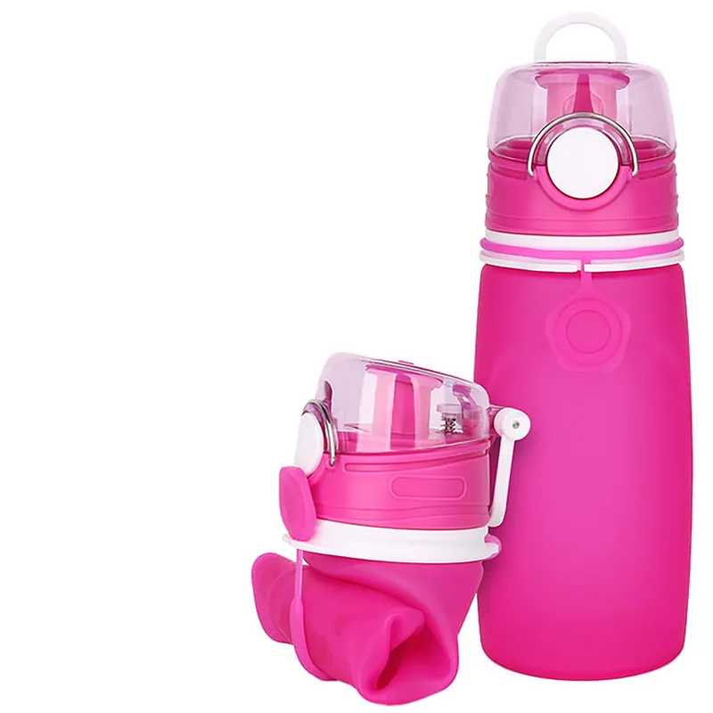 Παγούρι Μπλε,Medical Grade Silicone,Button Βαλβιδας,550ml
