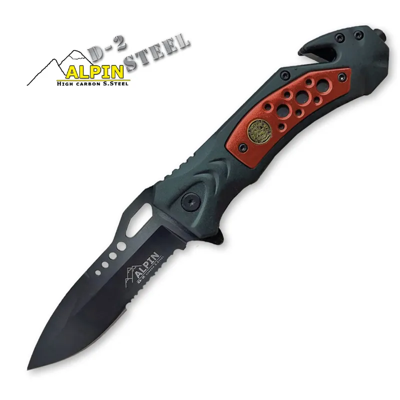 Tactical Σειρα,D-2 Steel-Κόφτης Ζώνης -Θραύστης Tungsten+Θηκη