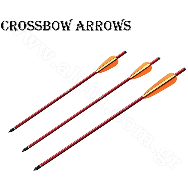 Βέλη Βαλίστρας Αλουμινιου Κοκκινο 14“ – 6 Pack – 8mm