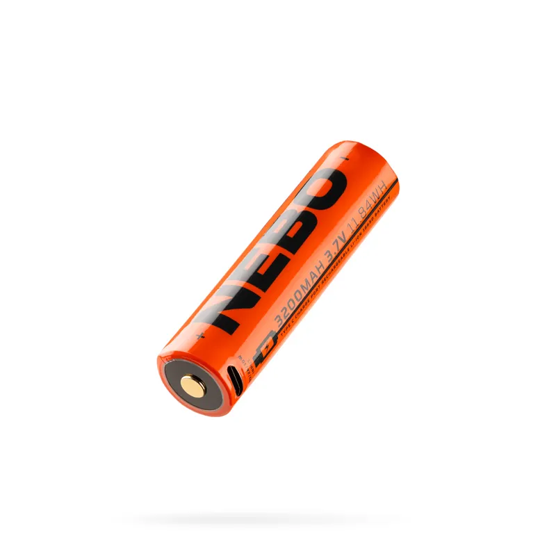 Φακου Μπαταρια Επαναφορτ. 18650, 3200mAh