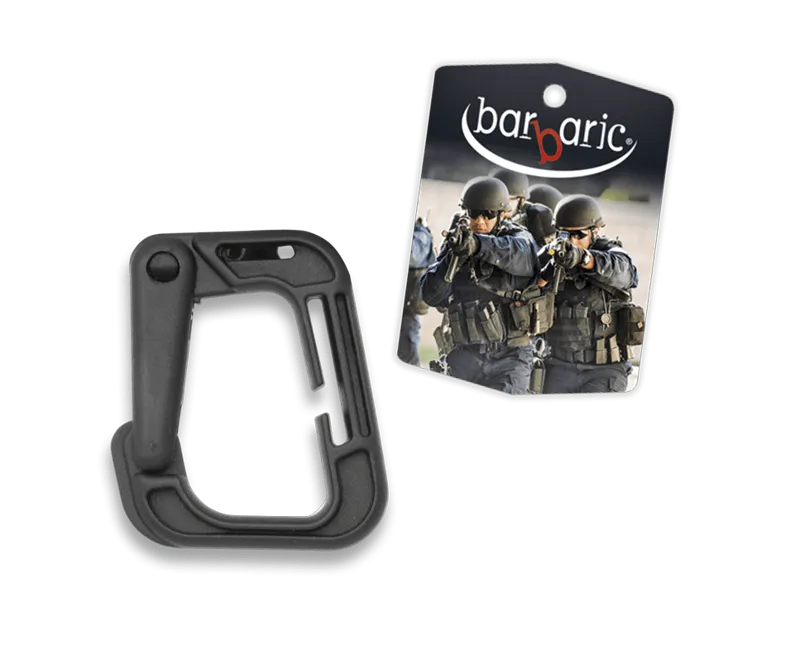 Κρίκος Carabiner Συνθετικός · Negro