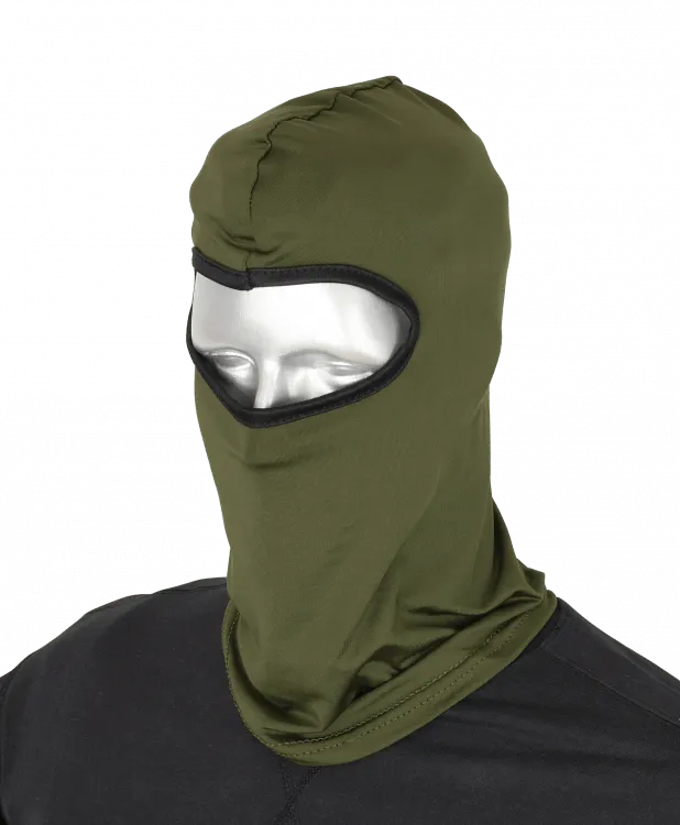 Balaclava, Polyester, Μονόχρωμη, Πράσινη