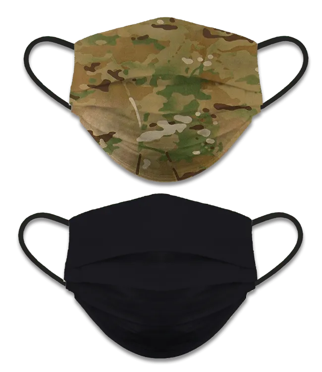 Μασκα Προστασιας Προσωπου, Δύο Όψεων, Black-Camo · Black camo