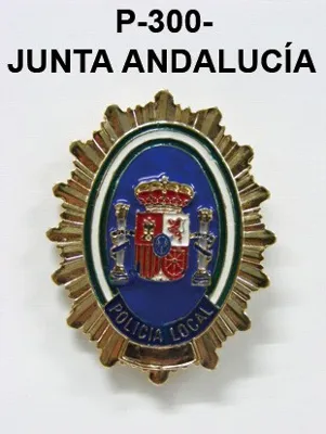 Chapa Policía Local Junta Andalucia Pecho