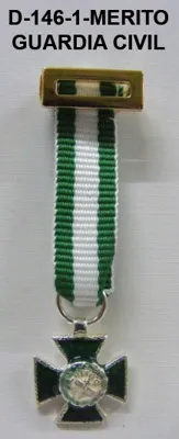 Medalla Tela Miniatura Merito Guardia Civil