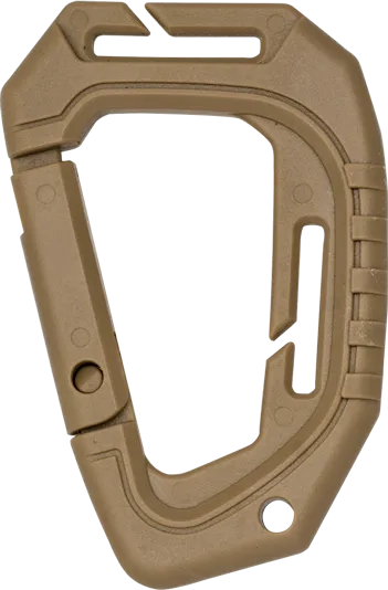 Κρίκος Carabiner Συνθετικός · Coyote