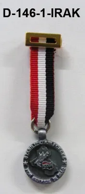 Medalla Tela Miniatura IRAK