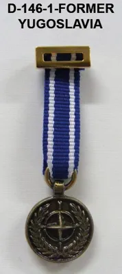 Medalla Tela Miniatura Former Yugoslavia