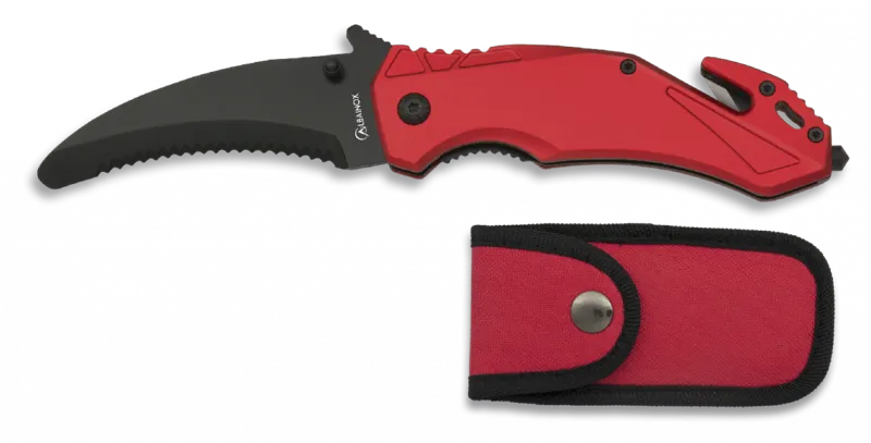 Σουγιάς Resque penknife.Blade 8.5 · Rojo
