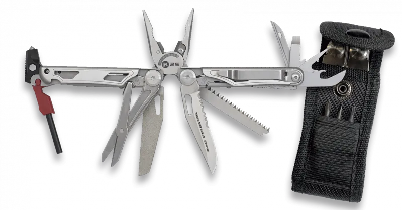K25 Πολυεργαλειο, 17TOOLS, Λάμα 7CR17MOV, 11142