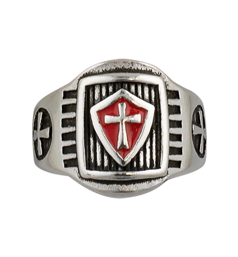 Δαχτυλίδι Templar Shield Ring. Size O20