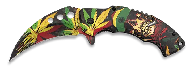 Σουγιας, Marijuana 3D Folding Knife. 8 C