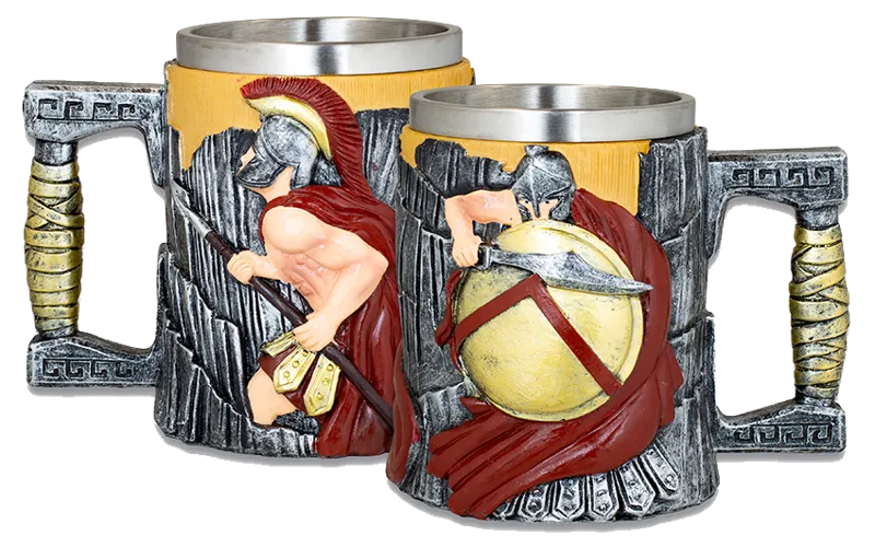 Ποτηρι Διακοσμητικο TOLE10, Spartans Sword+Shield, 39760