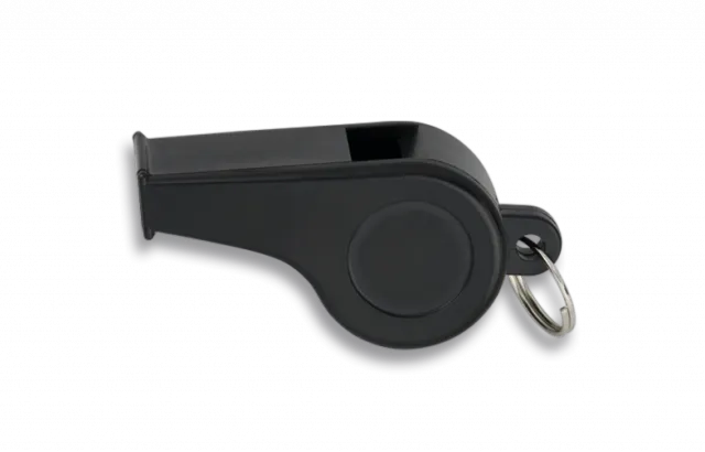Σφυριχτρα Πλαστικη Whistle. with Ring. 4 cm, 33032 · Negro
