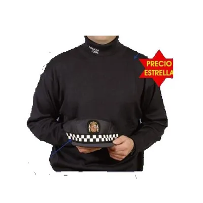 Jersey Policia Local Cuello Cisne Bordado