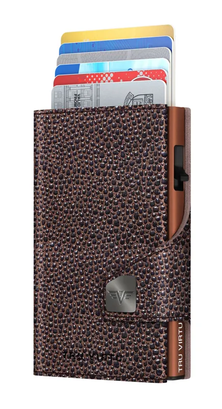 Πορτοφολι Tru Virtu Click & Slide Sting Ray · Brown brown