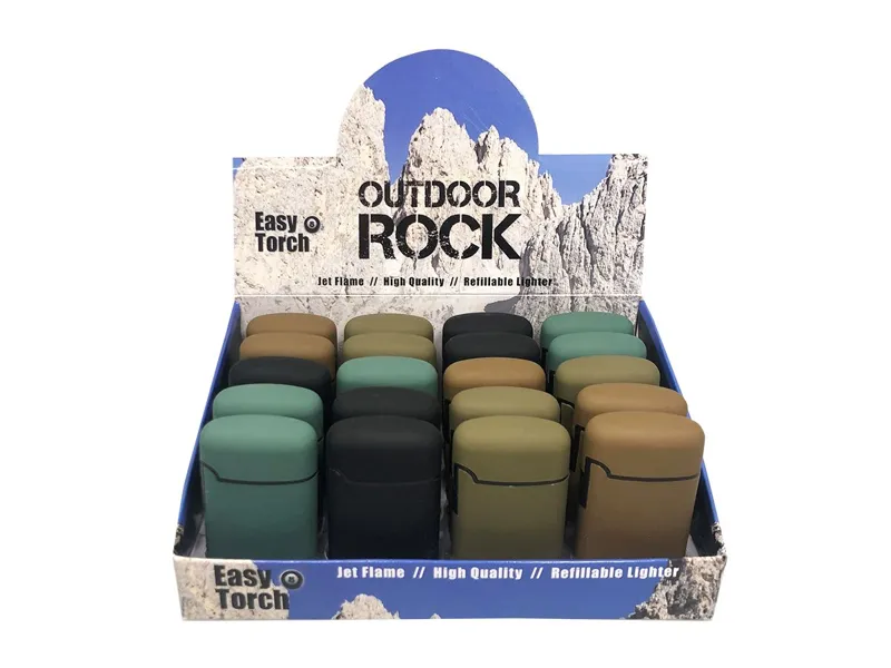 Αναπτηρας Easy Torch Outdoor Rock (Πακετο Των 20 Τεμ.)