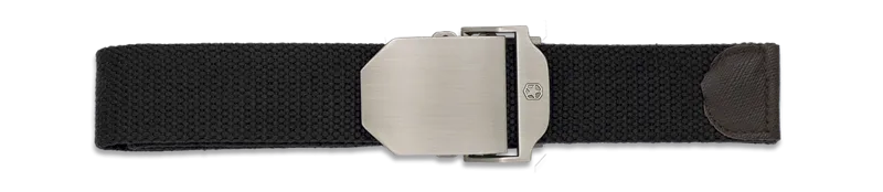 Ζώνη Επιχειρησιακή 135cm x 3.9cm, Μεταλλική Πόρπη,, 33883/34883 · Negro