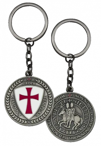 Μπρελοκ TOLE10, Templar Key-Ring. Old, 16187 · Plata