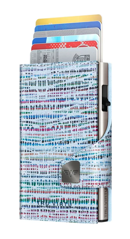 Πορτοφολι Tru Virtu Click & Slide Bamboo · Blue silver