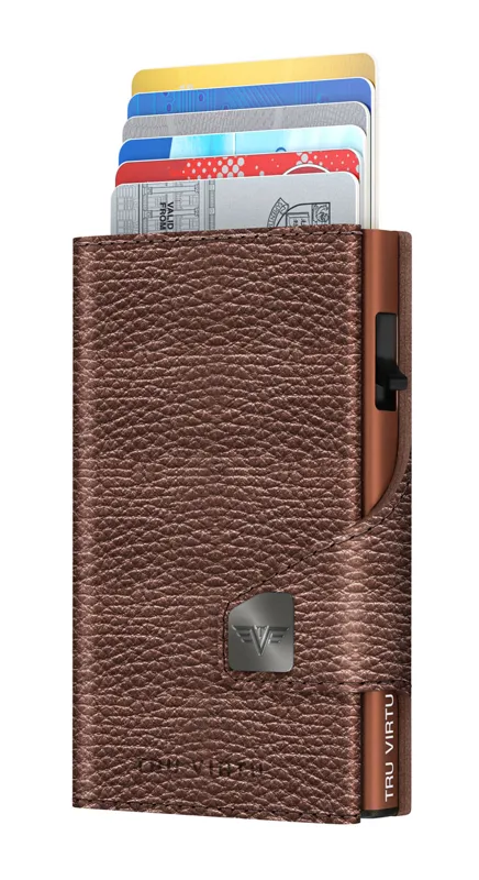Πορτοφολι Tru Virtu Click & Slide Metallic · Marrón